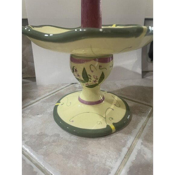 Partylite Strawberry Garden Lites Taper / Ball Candle Holder, P8094 Strawberry - Picture 4 of 7